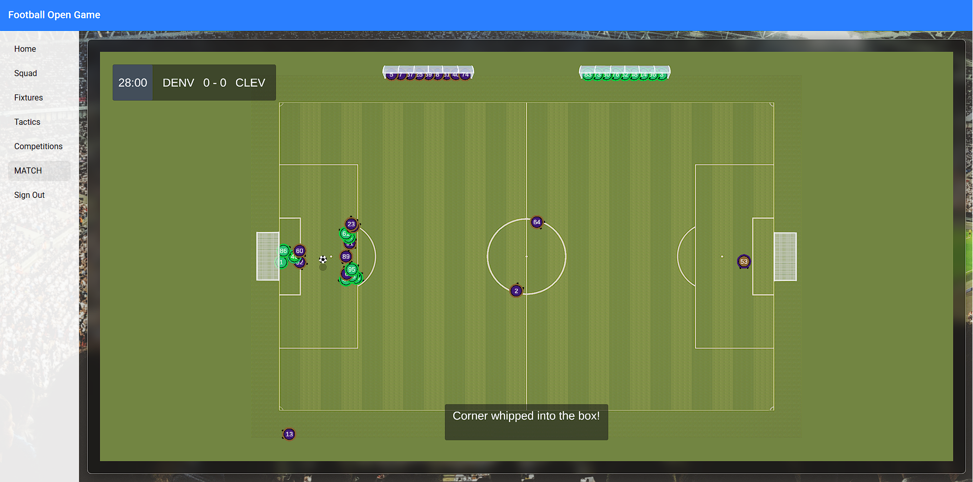 Match corner